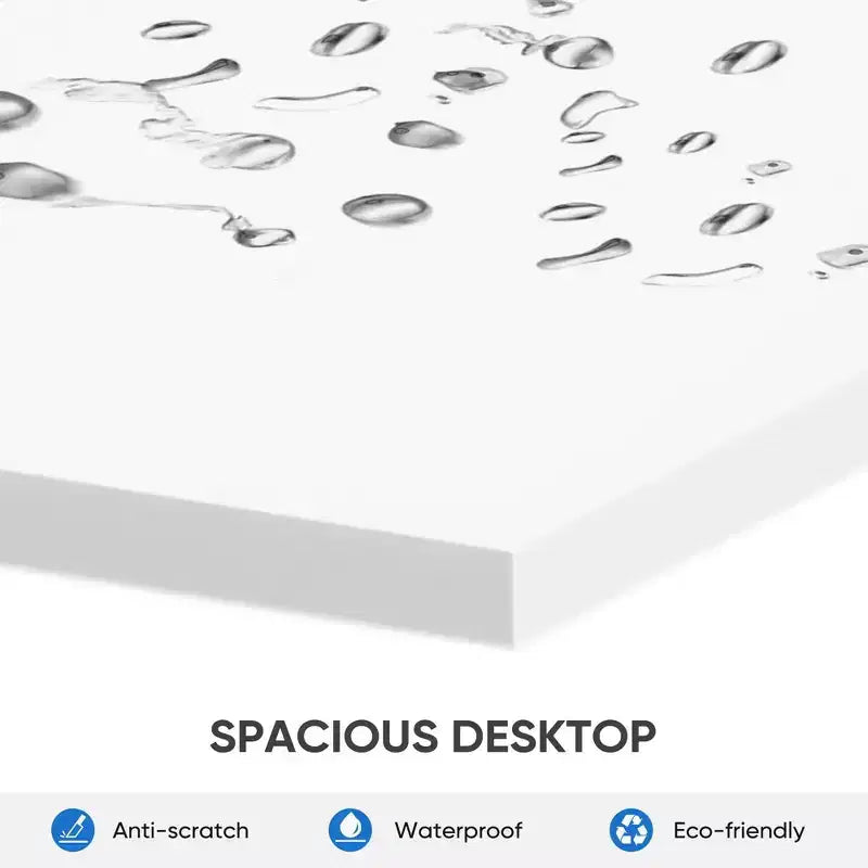 JIONJOY 32 Piccola Scrivania per Computer - Tavolo da Scrittura per Ufficio Domestico Rinforzato a Forma di X, Stile Moderno Semplice