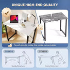 JIONJOY 32 Piccola Scrivania per Computer - Tavolo da Scrittura per Ufficio Domestico Rinforzato a Forma di X, Stile Moderno Semplice
