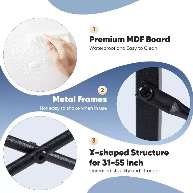 JIONJOY 32 Piccola Scrivania per Computer - Tavolo da Scrittura per Ufficio Domestico Rinforzato a Forma di X, Stile Moderno Semplice
