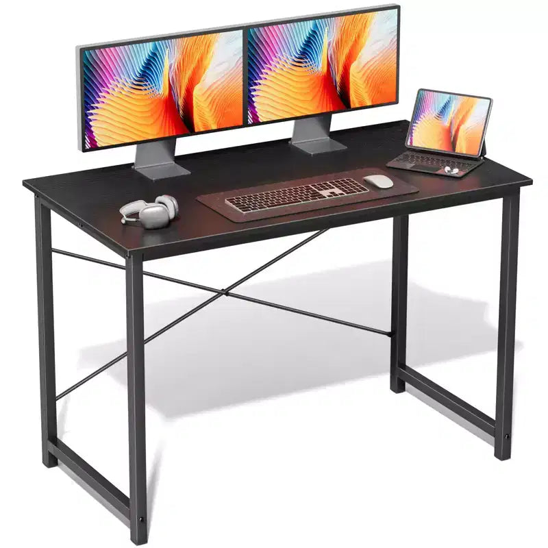 JIONJOY 32 Small Computer Desk - X-Shaped Reinforced Home Office Writing Table, Modern Simple Style