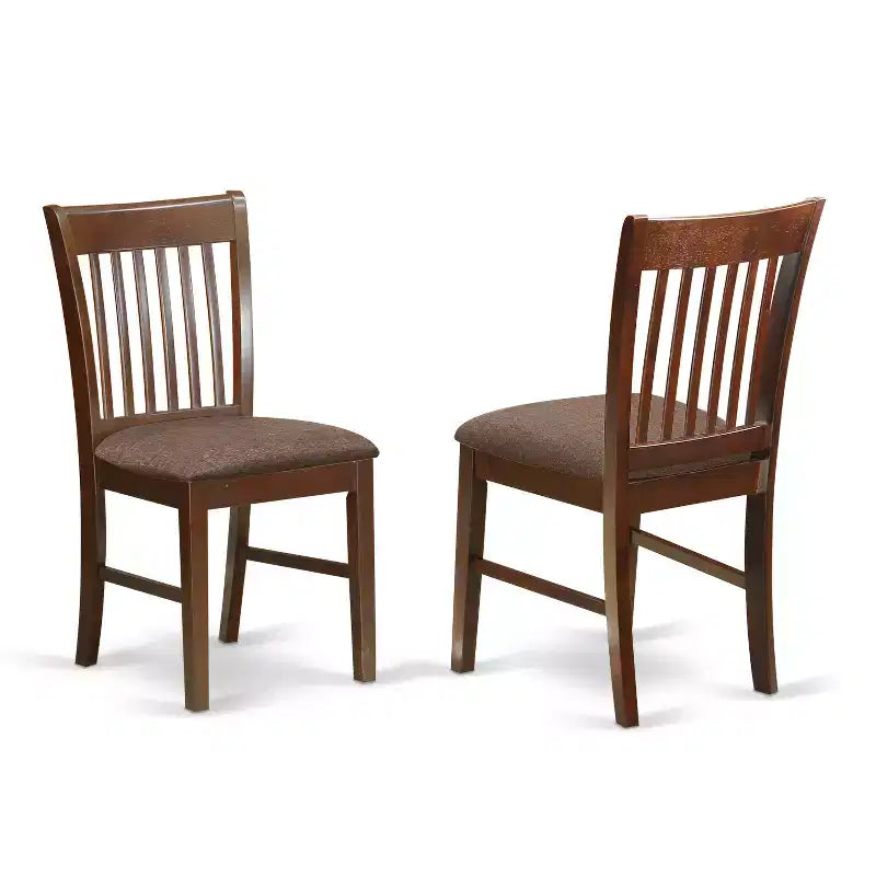 HomeStock Belmont Set Tavolo Da Cucina Piccolo - Tavolo Da Pranzo E Sedie Da Pranzo, Mogano