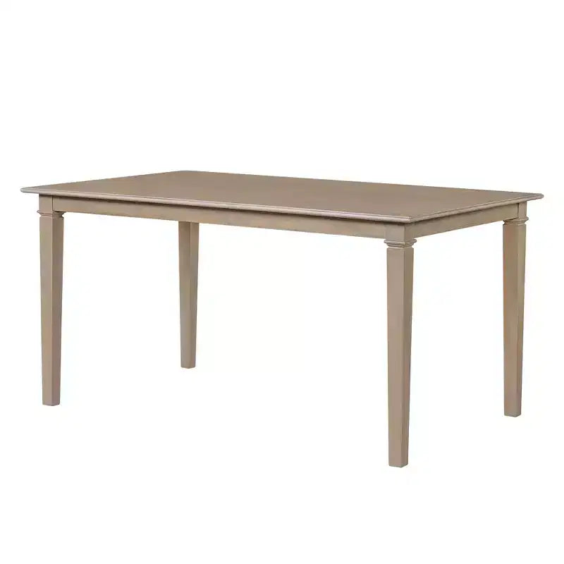 Set sala da pranzo rustico per 6, tavolo rettangolare in legno da 6 pezzi e 4 sedie con panca per cucina