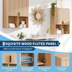 Mobiletto da bagno in legno scanalato, 23x29, da appendere sopra il WC, con mensola regolabile e cerniere ammortizzate, moderno mobiletto a muro con finitura.