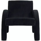 Meridian Furniture, Poltrona accento in tessuto di velluto a coste