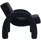 Meridian Furniture, Poltrona accento in tessuto di velluto a coste