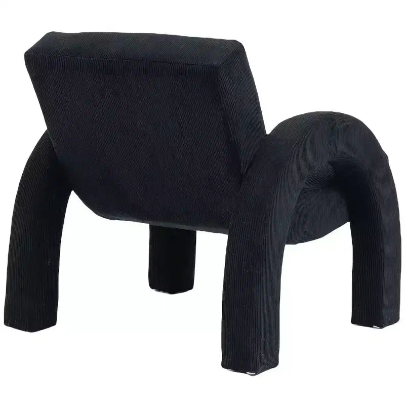 Meridian Furniture, Poltrona accento in tessuto di velluto a coste