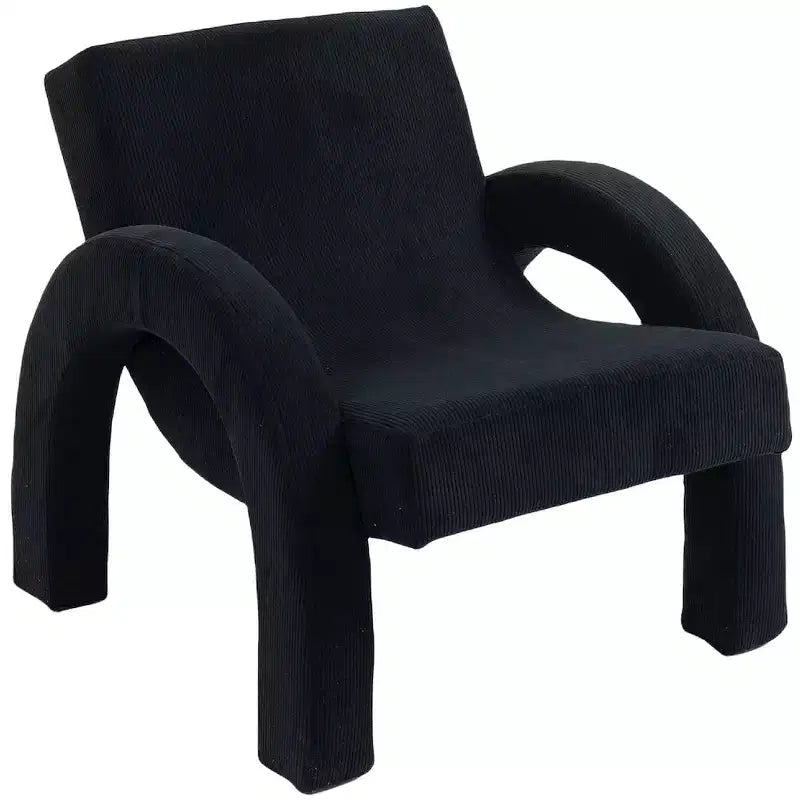 Meridian Furniture, Poltrona accento in tessuto di velluto a coste