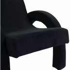 Meridian Furniture, Poltrona accento in tessuto di velluto a coste