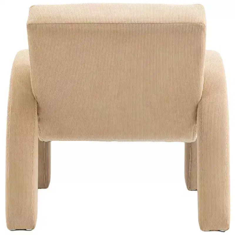 Meridian Furniture, Poltrona accento in tessuto di velluto a coste