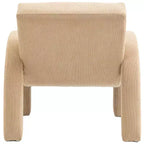 Meridian Furniture, Poltrona accento in tessuto di velluto a coste