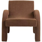 Meridian Furniture, Poltrona accento in tessuto di velluto a coste
