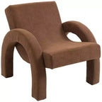 Meridian Furniture, Poltrona accento in tessuto di velluto a coste
