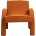 Meridian Furniture, Poltrona accento in tessuto di velluto a coste
