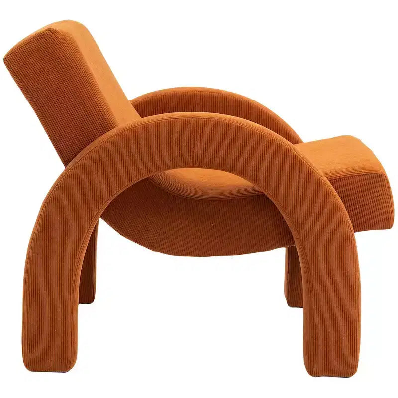 Meridian Furniture, Poltrona accento in tessuto di velluto a coste