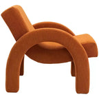 Meridian Furniture, Poltrona accento in tessuto di velluto a coste