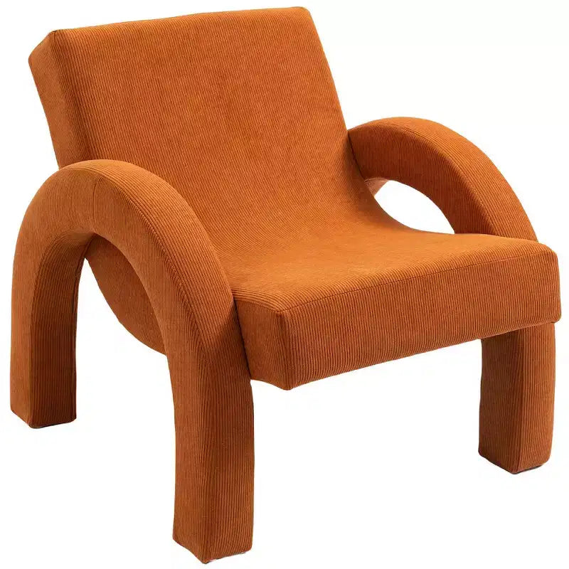 Meridian Furniture, Poltrona accento in tessuto di velluto a coste