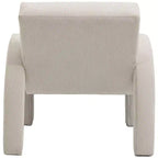 Meridian Furniture, Poltrona accento in tessuto di velluto a coste