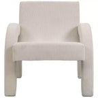 Meridian Furniture, Poltrona accento in tessuto di velluto a coste