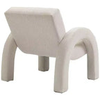 Meridian Furniture, Poltrona accento in tessuto di velluto a coste