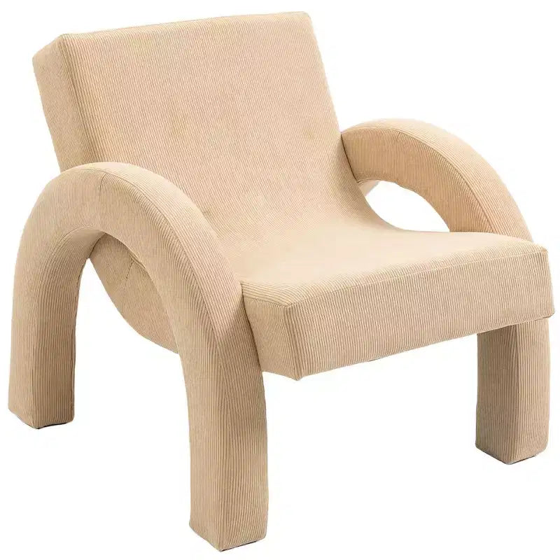 Meridian Furniture, Poltrona accento in tessuto di velluto a coste