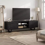 Acekool Mobile TV Moderno per Televisori fino a 80 Pollici, Consolle Multimediale con Cassetti Contenitori e Scaffali Aperti, Gambe in Metallo, 70 Pollici