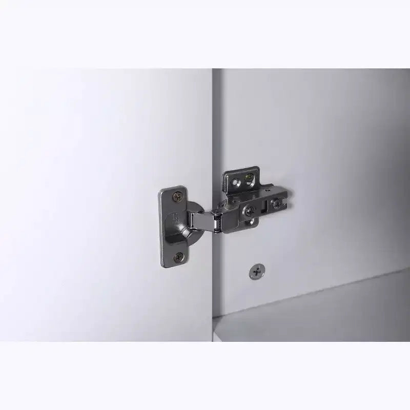 TROPOW 63 Credenza, Buffet, Mobile d'ingresso con 4 ante e ripiani, Contenitore, Resistente per Sala da pranzo, Soggiorno Bianco