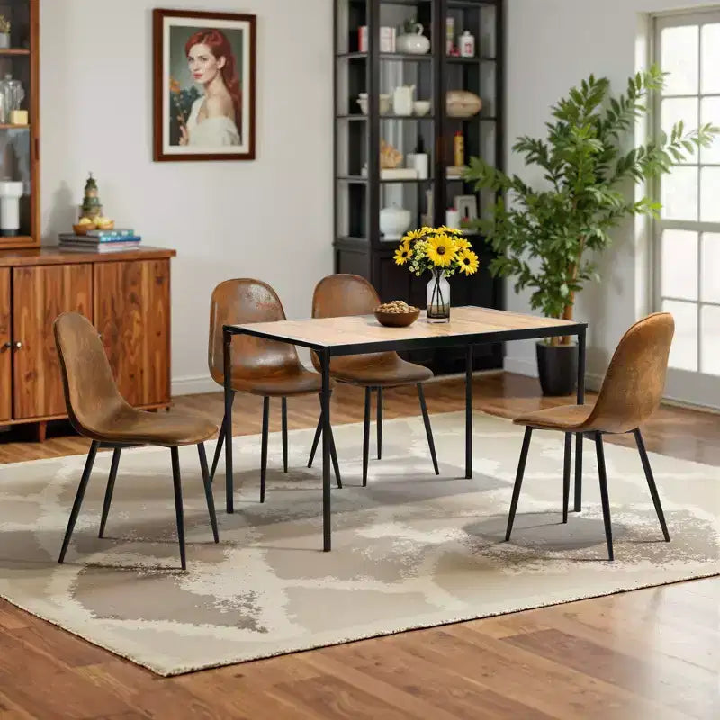Homy Casa Tavolo da Pranzo Compatto per 2, Ideale per Cucine Piccole o Appartamenti