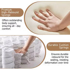 Sedia da ufficio ergonomica Efomao per persone robuste e alte, sedia da computer in pelle PU con schienale alto, sedia da scrivania direzionale con sedile ampio, poggiapiedi e supporto lombare