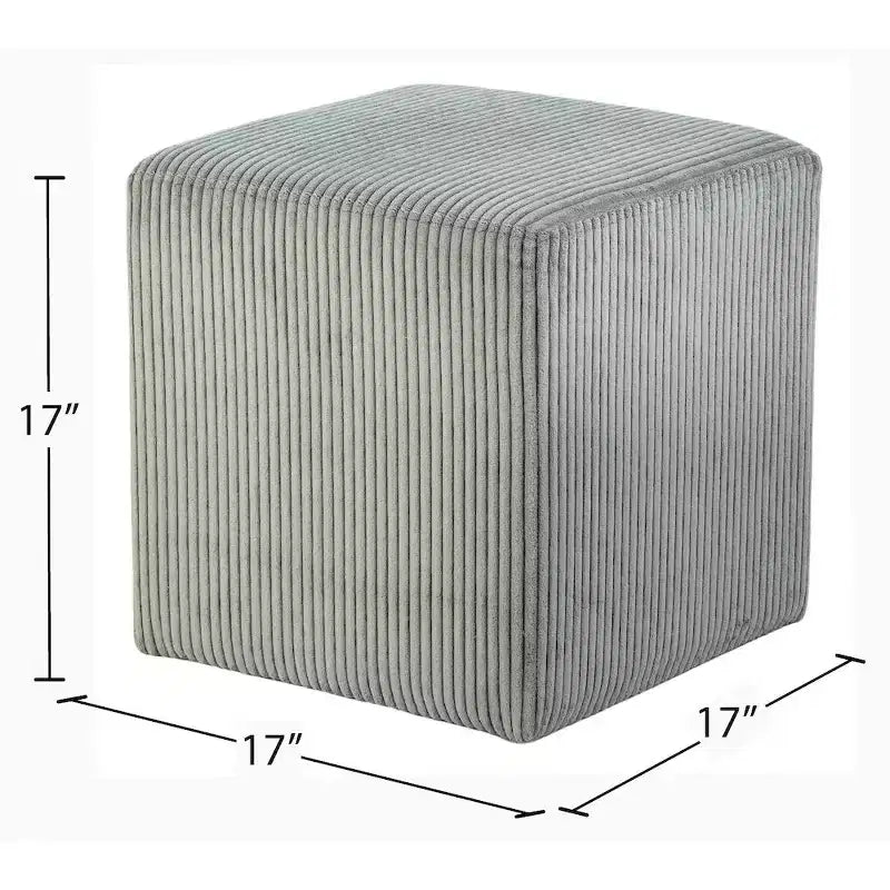 Meridian Furniture, Pouf/Sgabello in microsuede Roy