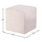 Meridian Furniture, Pouf/Sgabello in microsuede Roy