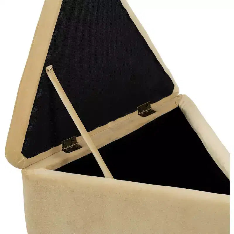 Meridian Furniture, Pouf/Sgabello in Velluto Trivoli