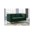 Meridian Furniture, divano componibile Alina in velluto