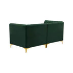 Meridian Furniture, divano componibile Alina in velluto