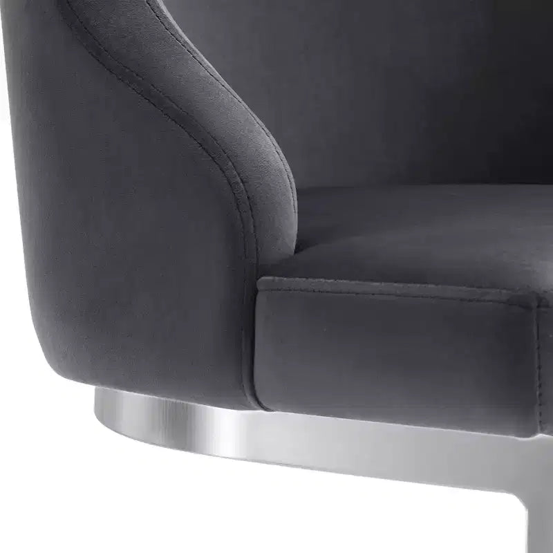 Bekrvio Set di 2 sgabelli da bar, altezza bancone 26 pollici con schienale - Base a U in acciaio rivestita in pelle PU/velluto per isola della cucina