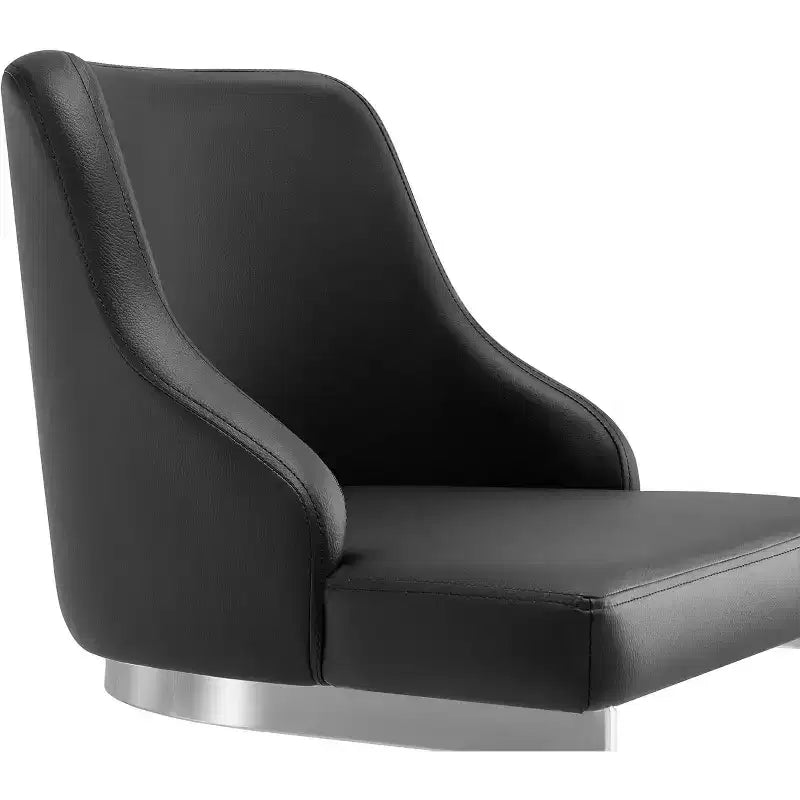 Bekrvio Set di 3 Sgabelli da Bar, Altezza 66 cm per Bancone con Schienale - Rivestimento in Pelle PU/Velluto, Base a U in Acciaio per Isola da Cucina