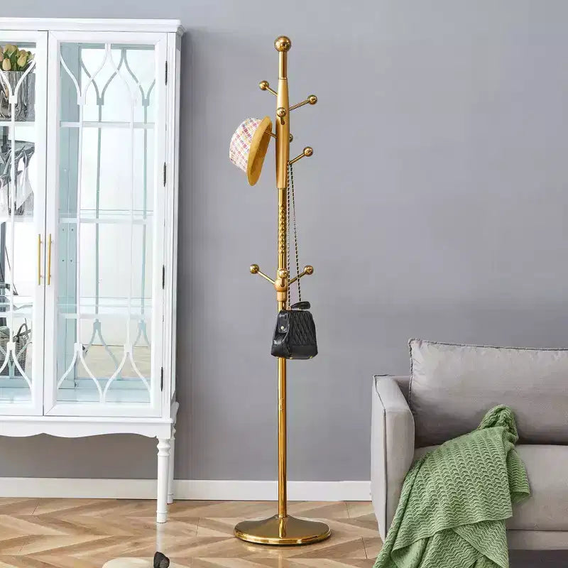 GDFStudio Eira Attaccapanni Moderno in Acciaio Inox da 183 cm con Staffa Staccabile