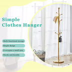 GDFStudio Eira Attaccapanni Moderno in Acciaio Inox da 183 cm con Staffa Staccabile
