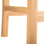 Sgabello da bar in legno da 60 cm Alaterre Furniture Newport con seduta in corda