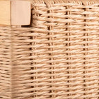 Sgabello da bar in legno da 60 cm Alaterre Furniture Newport con seduta in corda