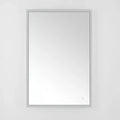 Houston 24 Aluminum LED Rectangle Mirror - LMR1003 - Silver/White - Safavieh