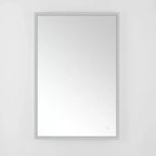 Houston 24 Aluminum LED Rectangle Mirror - LMR1003 - Silver/White - Safavieh