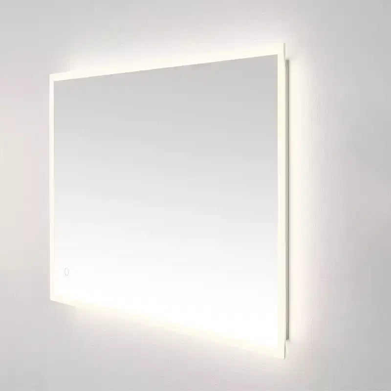 Specchio rettangolare a LED in alluminio Houston 24 - LMR1003 - Argento/Bianco - Safavieh