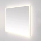 Specchio rettangolare a LED in alluminio Houston 24 - LMR1003 - Argento/Bianco - Safavieh