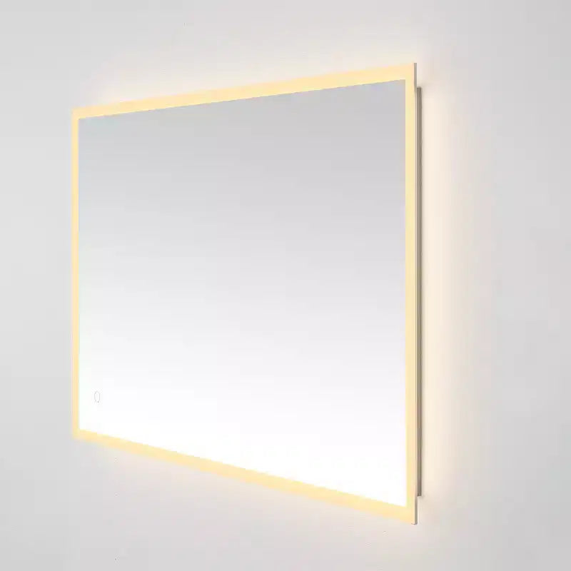 Specchio rettangolare a LED in alluminio Houston 24 - LMR1003 - Argento/Bianco - Safavieh