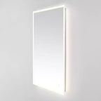 Specchio rettangolare a LED in alluminio Houston 24 - LMR1003 - Argento/Bianco - Safavieh
