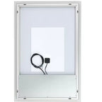 Specchio rettangolare a LED in alluminio Houston 24 - LMR1003 - Argento/Bianco - Safavieh