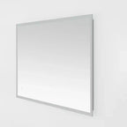 Specchio rettangolare a LED in alluminio Houston 24 - LMR1003 - Argento/Bianco - Safavieh