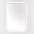 Specchio rettangolare a LED in alluminio Houston 24 - LMR1003 - Argento/Bianco - Safavieh