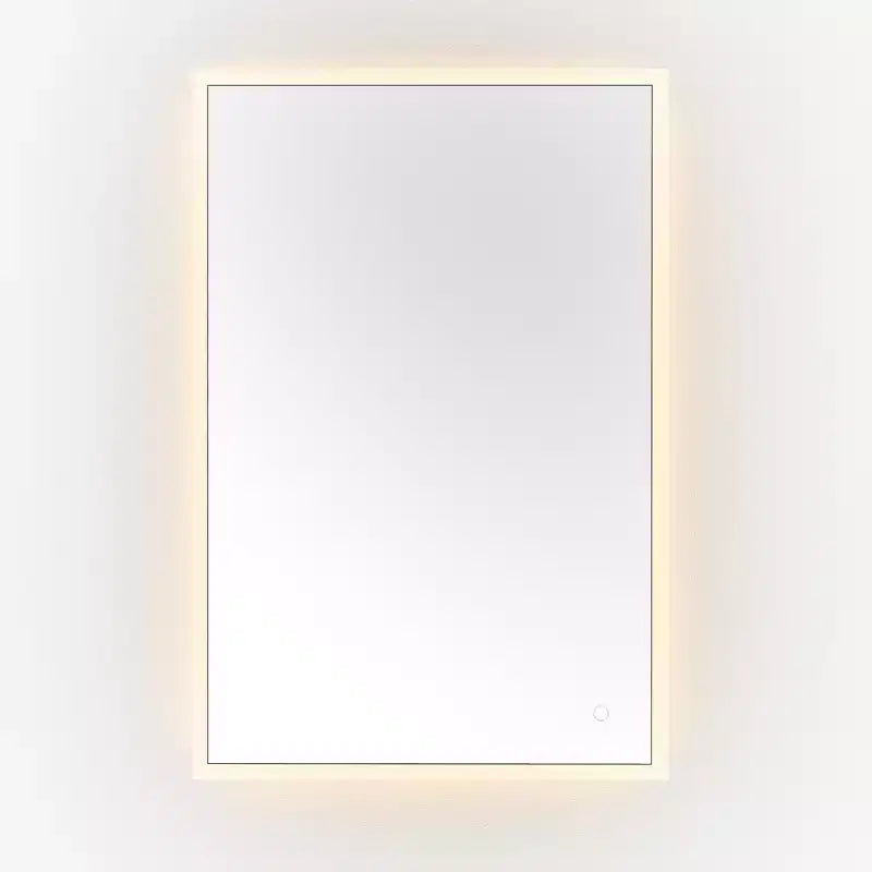 Specchio rettangolare a LED in alluminio Houston 24 - LMR1003 - Argento/Bianco - Safavieh