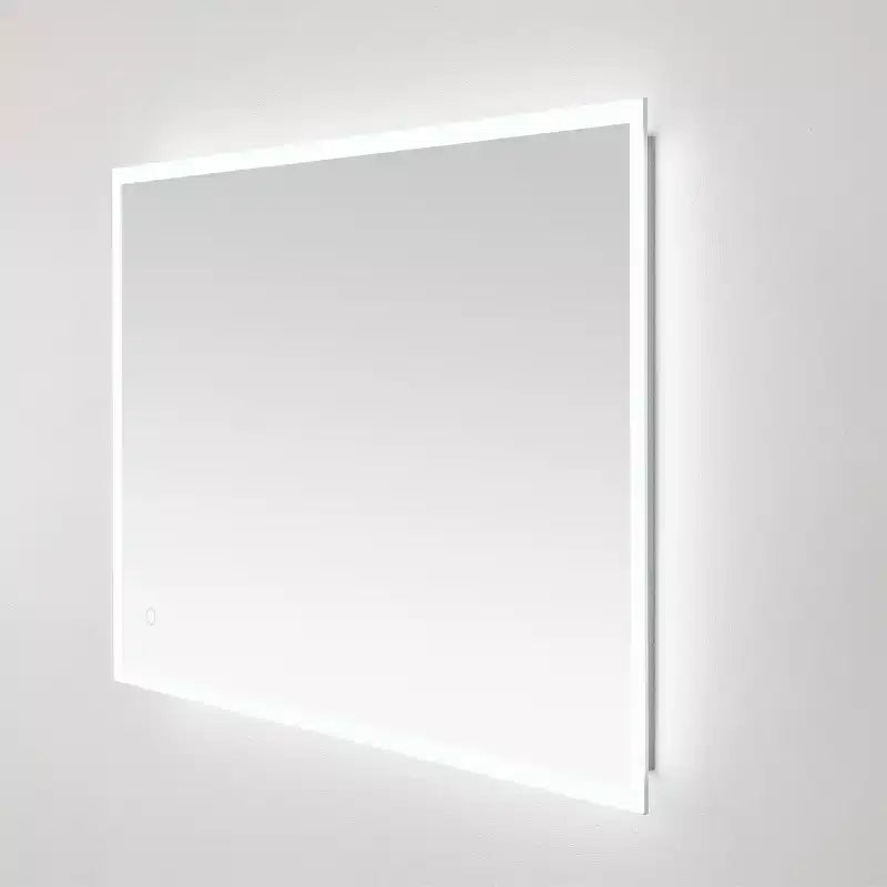 Specchio rettangolare a LED in alluminio Houston 24 - LMR1003 - Argento/Bianco - Safavieh